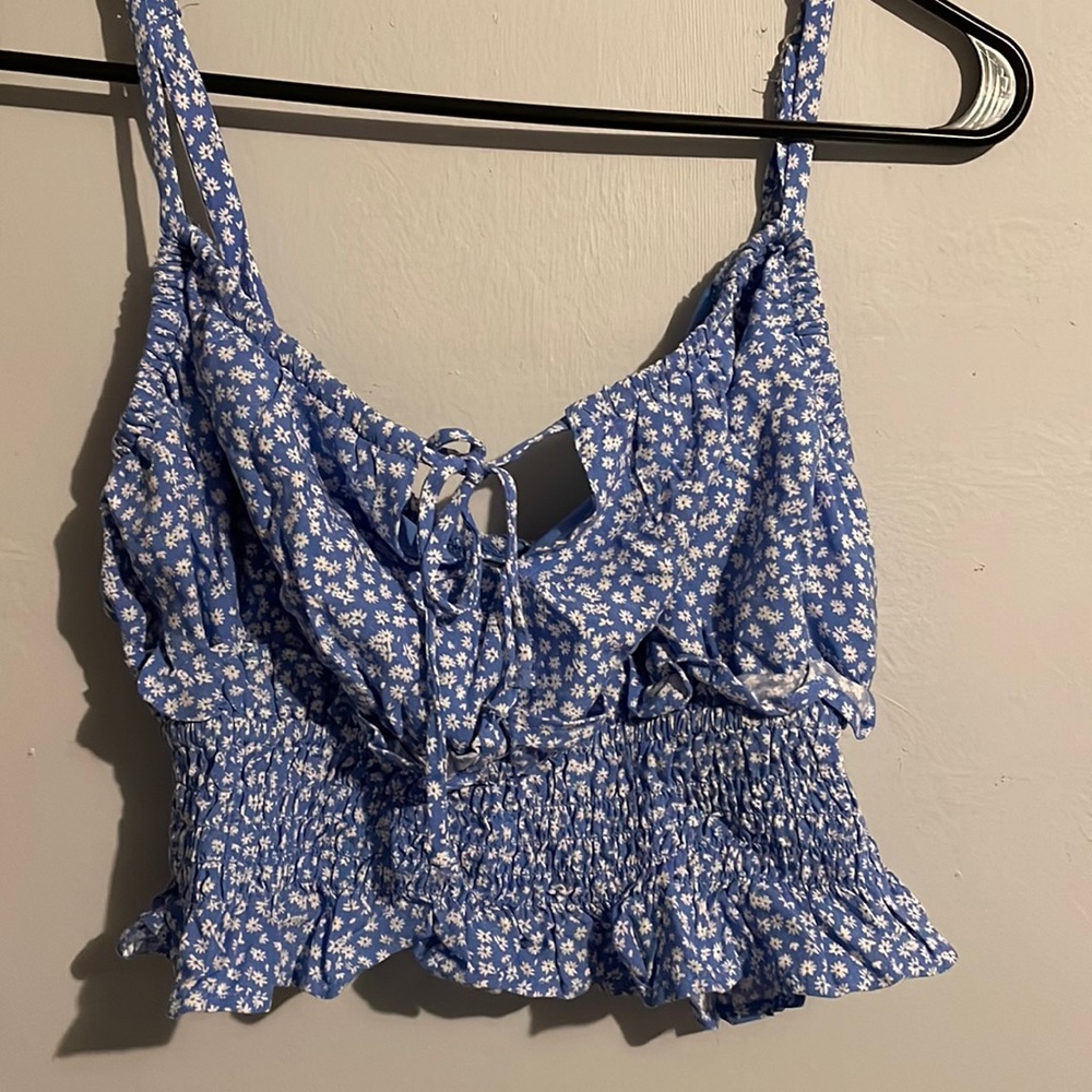 Floral crop top